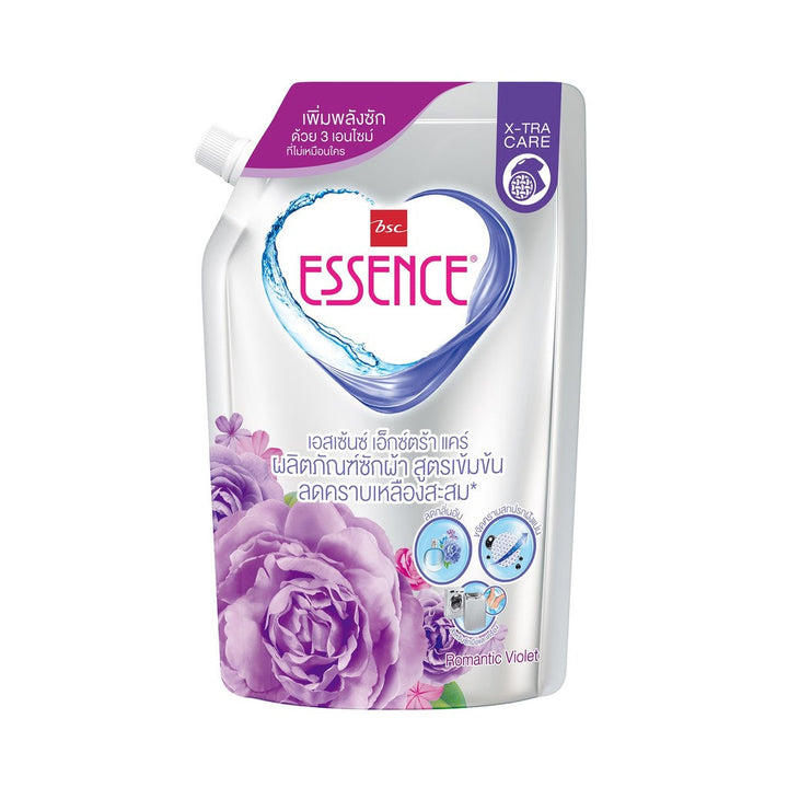 Essence ผลิตภัณฑ์ซักผ้าเอสเซ้นซ์สูตรเข้มข้น ลดคราบเหลืองสะสม ขนาด 600 มล. (Set 3 ถุง) ICCSHOPPING