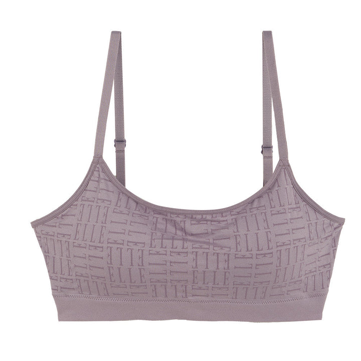 ELLE Lingerie บราเกาะอกแบบไร้รอยต่อ เสริมฟองน้ำด้านใน มีให้เลือก 3 สี รุ่น - LB8765 ICCSHOPPING