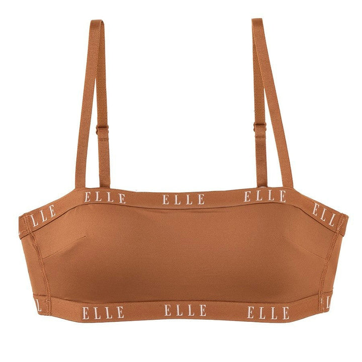 ELLE Lingerie ชุดชั้นใน Bralette Bra รูปแบบเกาะอกสายเดี่ยว  มีฟองน้ำในตัว ELLE สไตล์ Sporty LH1848 ICCSHOPPING