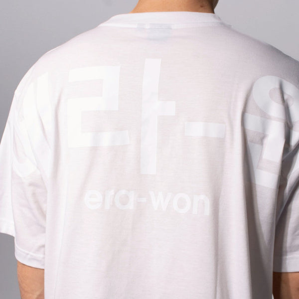 era-won เสื้อยืด Oversize T-Shirt สกรีนเกาหลี สี ขาวสกรีนขาว-Draft