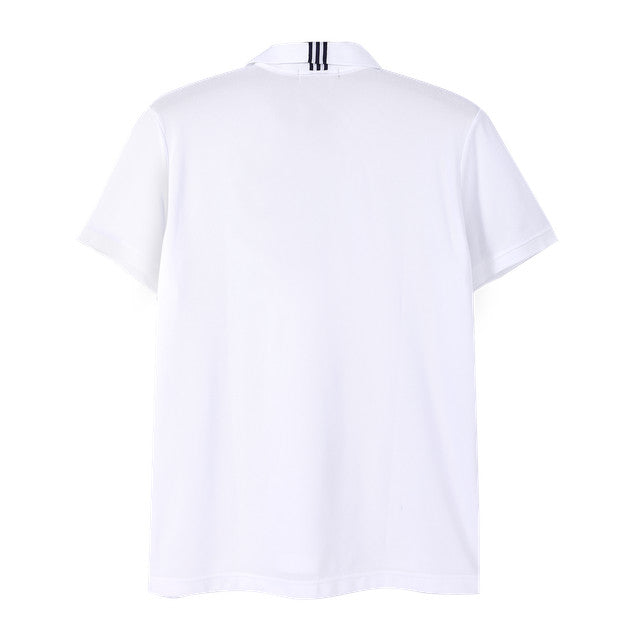 ELLE HOMME เสื้อยืดโปโล แขนสั้น สกรีนโลโก้ ELLE HOMME สีขาว รุ่น W8K924 ICCSHOPPING