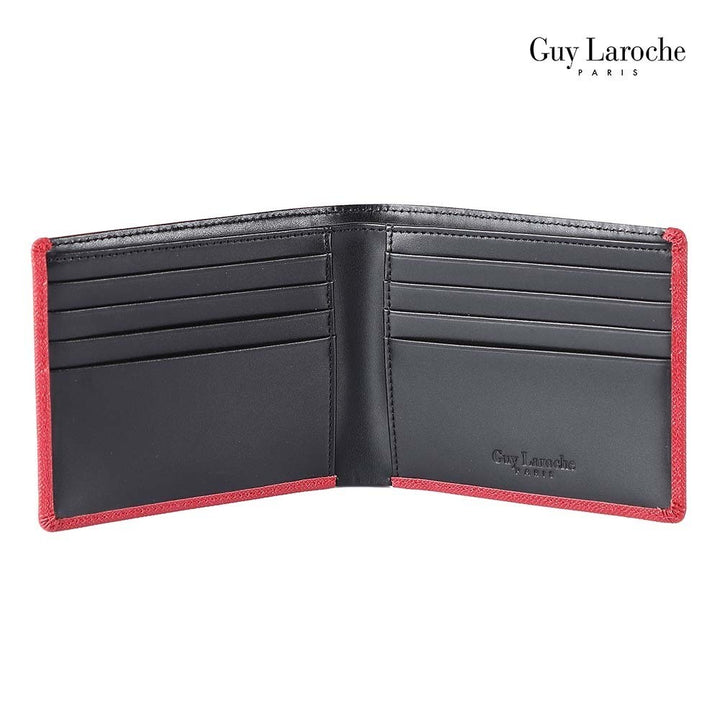 Guy Laroche Giftset กระเป๋าสตางค์พับสั้น + พวงกุญแจ รุ่น MGG0081 - สีแดง 