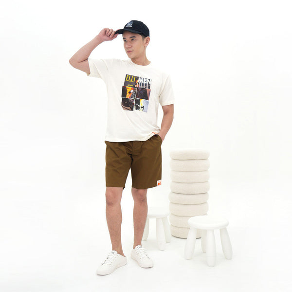 ELLE HOMME เสื้อยืด T-SHIRT สกรีนลาย MAGAZINE ELLE ที่ด้านหน้ามี2สีให้เลือก รุ่น W8T921 ICCSHOPPING