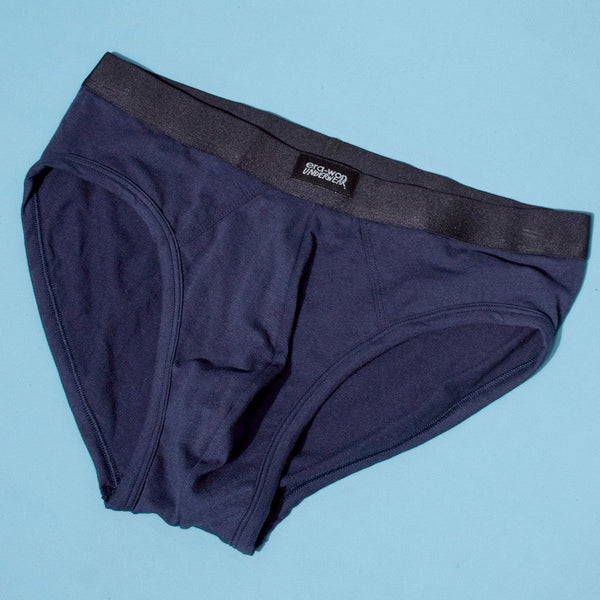 era-won กางเกงในไข่สะอาด Zinc Plus Anti-bacteria Underwear ทรง bikini สี Navy  2 ชิ้น