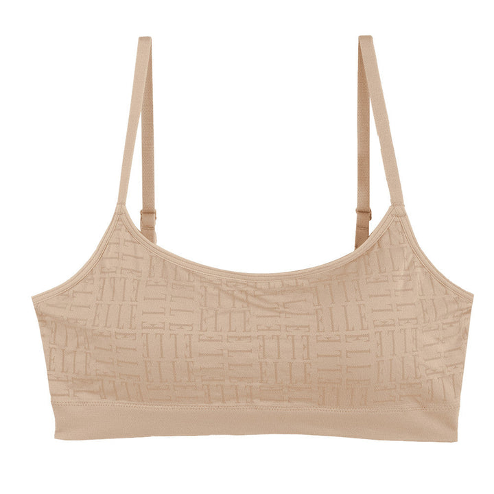 ELLE Lingerie บราเกาะอกแบบไร้รอยต่อ เสริมฟองน้ำด้านใน มีให้เลือก 3 สี รุ่น - LB8765 ICCSHOPPING