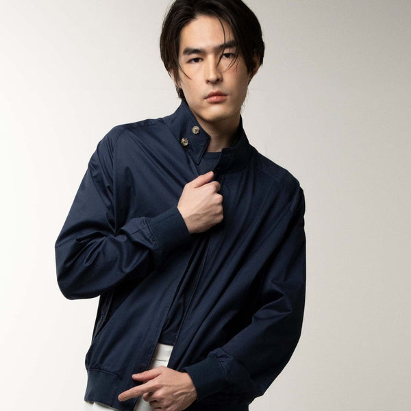 era-won เสื้อแจ็คเก็ต รุ่น Harrington Jacket ทรง Regular สี Navy-Draft ICCSHOPPING