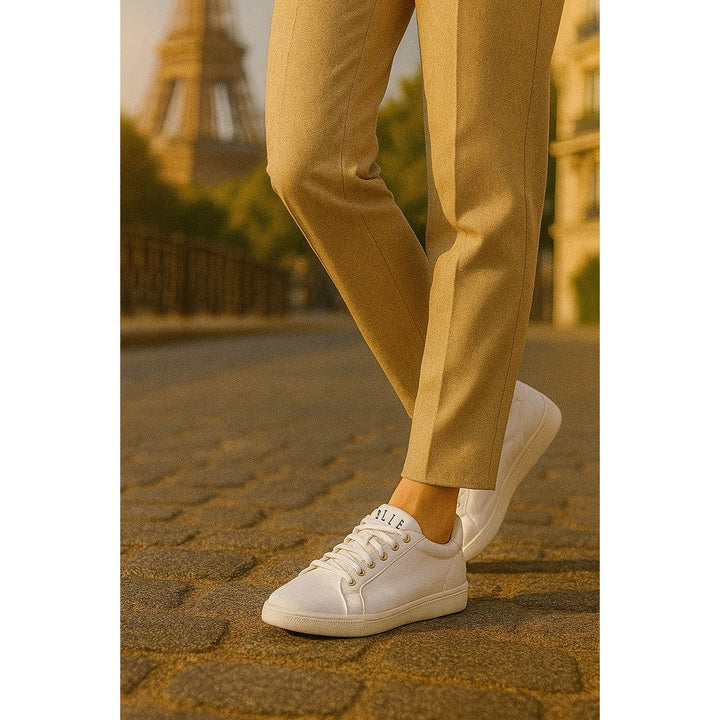 ELLE SHOES Sneaker รองเท้าผ้าใบปิดส้น รุ่น ELNC101 ICCSHOPPING