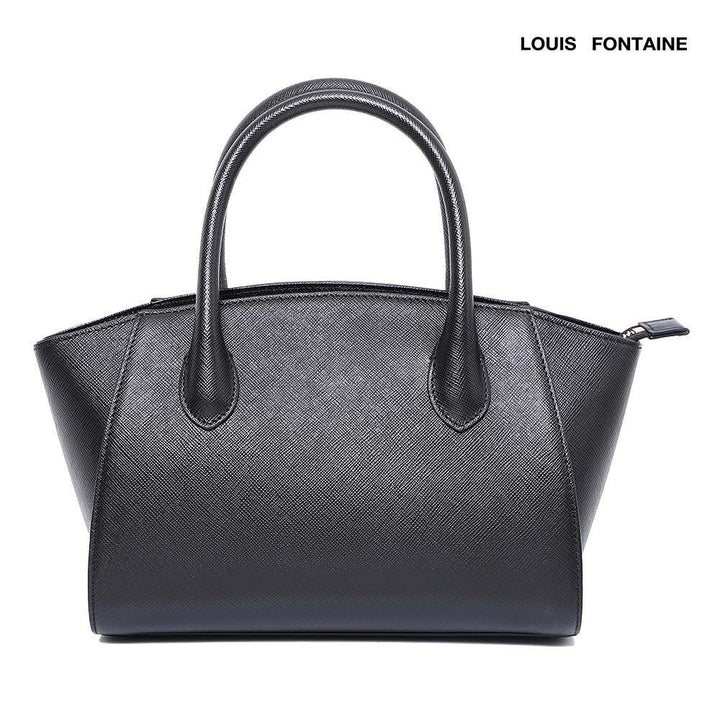 LOUIS FONTAINE กระเป๋าถือพร้อมสายสะพายยาว รุ่น KELLY - สีดำ ( LFH0203 ) 