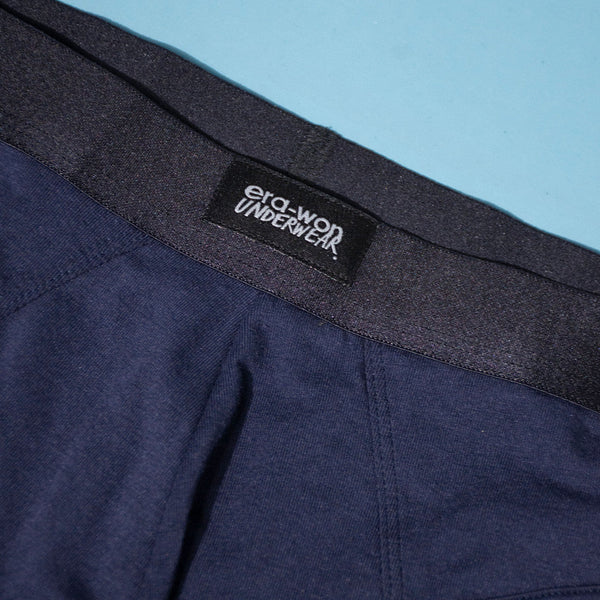 era-won กางเกงใน Zinc Plus Anti-bacteria Underwear ทรง trunk 2 ชิ้น สี Navy ( 1 แพ็ค มี 2 ชิ้น )-Draft ICCSHOPPING