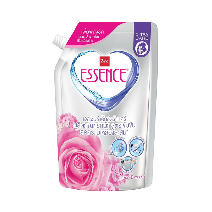 Essence ผลิตภัณฑ์ซักผ้าเอสเซ้นซ์สูตรเข้มข้น ลดคราบเหลืองสะสม ขนาด 600 มล. (Set 3 ถุง) ICCSHOPPING