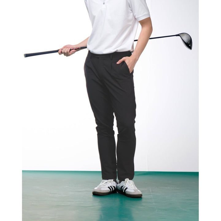era-won กางเกงขายาว เอวยางยืด รุ่น GOLF FABRIC PANTS สี Black 