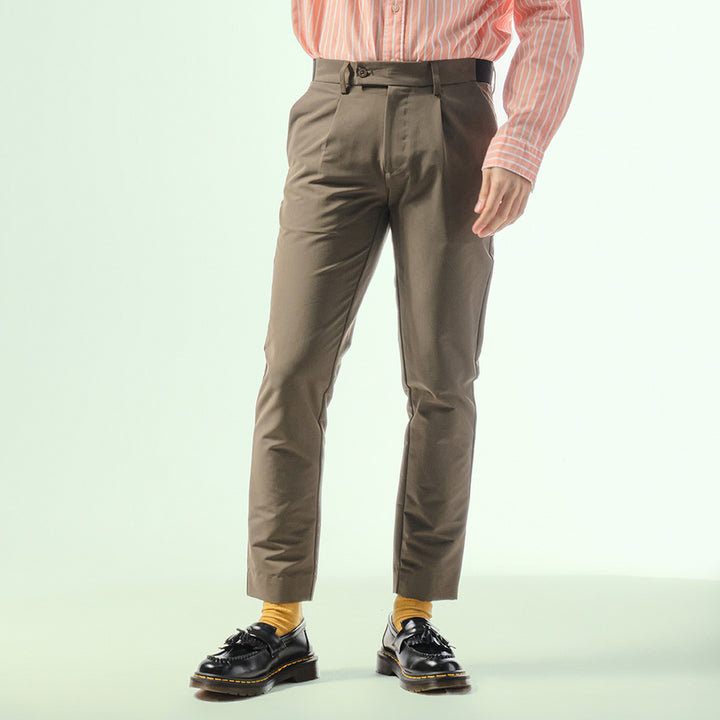 era-won กางเกงขายาว เอวยางยืด รุ่น GOLF FABRIC PANTS (065V9) สี Olive 