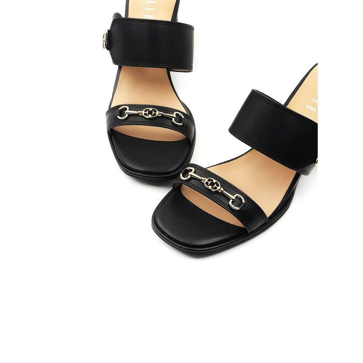 ELLE SHOES รองเท้าแบบสวมส้น -SANDELS ส้นสูง 2  นิ้ว มีให้เลือก 3 สี รุ่น- ELSM002 Elle
