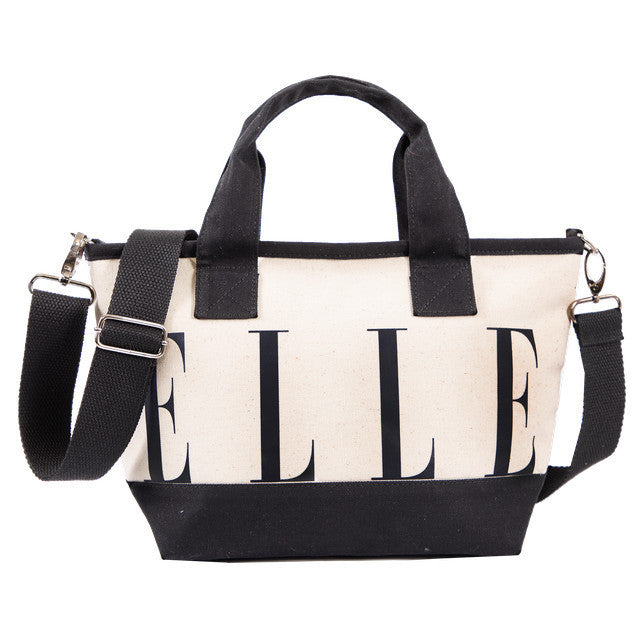 ELLE  TOTE BAG LOVE COLOR กระเป๋า ผ้าแคนวาส มีให้เลือก 4 สี  รุ่น EWG001824 Elle
