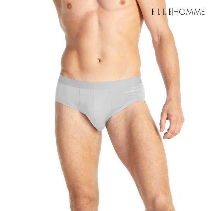 ELLE HOMME  COOL กางเกงในทรง BIKINI รหัส KUB2911R4 (สีเทาอ่อน) แพ็ค 1 ชิ้น ICCSHOPPING