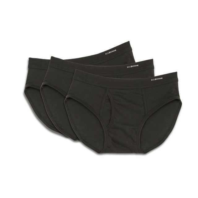 ELLE HOMME กางเกงใน ทรง BRIEF ขอบยาง SPANDEX ทอ LOGO ELLE PACK 3 ชิ้น มีให้เลิอก 4 สี รุ่น KUB2001 ICCSHOPPING