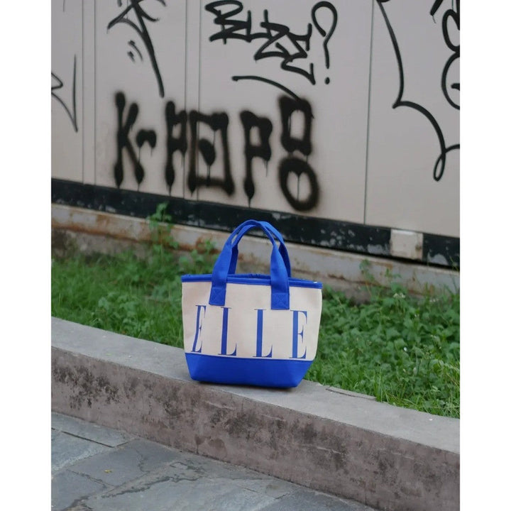 ELLE  TOTE BAG LOVE COLOR กระเป๋า ผ้าแคนวาส มีให้เลือก 4 สี  รุ่น EWG001824 Elle