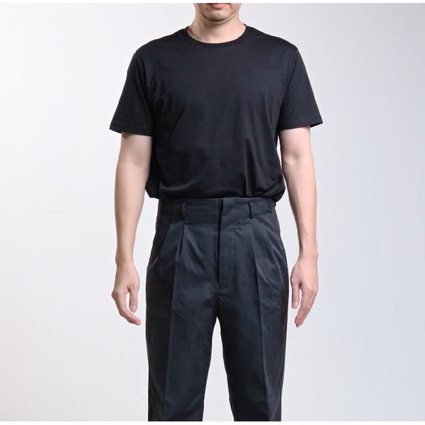 era-won เสื้อยืด ทรง slim รุ่น cotton soft jersey สี Black ICCSHOPPING