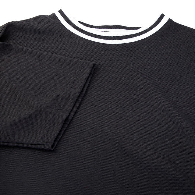 ELLE HOMME เสื้อยืดคอกลม ทรงหลวม แขนสั้น ผ้าโพลี ทรงหลวม มีให้เลือก 3 สี รุ่น- W8K913 ICCSHOPPING