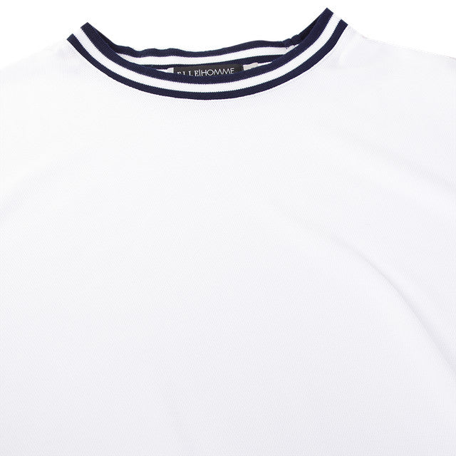 ELLE HOMME เสื้อยืดคอกลม ทรงหลวม แขนสั้น ผ้าโพลี ทรงหลวม มีให้เลือก 3 สี รุ่น- W8K913 ICCSHOPPING