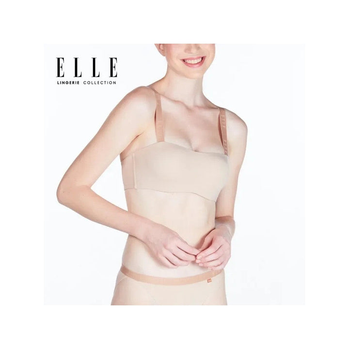 ELLE lingerie ยกทรงรูปแบบ MOULDED มีโครงเสริมฟองน้ำ สีเบสิค - LB8577 ICCSHOPPING