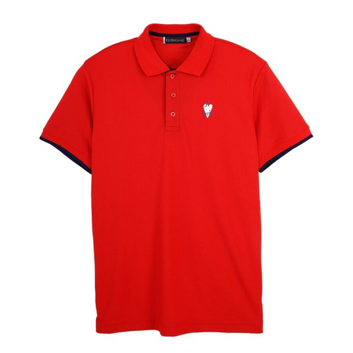 ELLE HOMME เสื้อยืดโปโล แขนสั้น ผ้า Polyester แต่งผ้า rib มีให้เลือก 2 สี รุ่น- W8K917 ICCSHOPPING