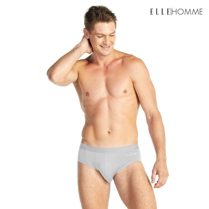 ELLE HOMME  COOL กางเกงในทรง BIKINI รหัส KUB2911R4 (สีเทาอ่อน) แพ็ค 1 ชิ้น ICCSHOPPING