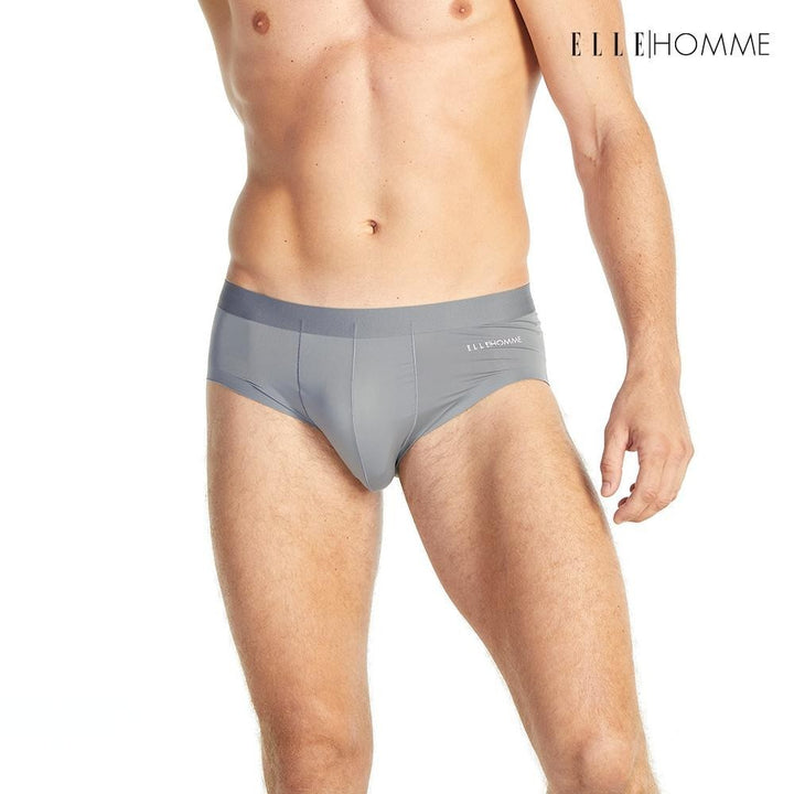 ELLE HOMME COOL กางเกงในทรง BIKINI รหัส KUB2911R4 (สีเทาเข้ม) แพ็ค 1 ชิ้น ICCSHOPPING