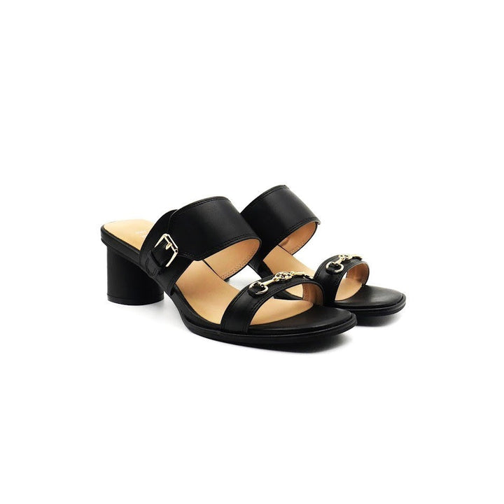 ELLE SHOES รองเท้าแบบสวมส้น -SANDELS ส้นสูง 2  นิ้ว มีให้เลือก 3 สี รุ่น- ELSM002 Elle
