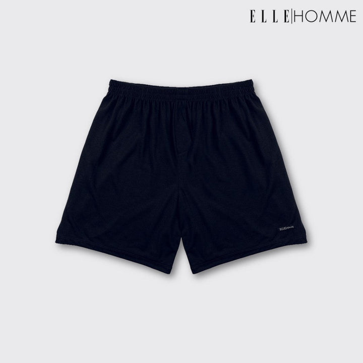 ELLE HOMME กางเกงขาสั้น ผ้าสปัน โพลีเอสเตอร์ ระบายอากาศได้ดี นุ่มสบาย สีพื้นมีให้เลือก 4 สี KPH1912 ICCSHOPPING