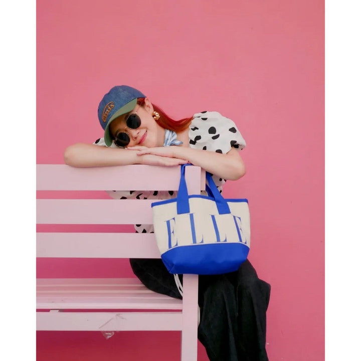 ELLE  TOTE BAG LOVE COLOR กระเป๋า ผ้าแคนวาส มีให้เลือก 4 สี  รุ่น EWG001824 Elle