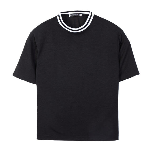 ELLE HOMME เสื้อยืดคอกลม ทรงหลวม แขนสั้น ผ้าโพลี ทรงหลวม มีให้เลือก 3 สี รุ่น- W8K913 ICCSHOPPING