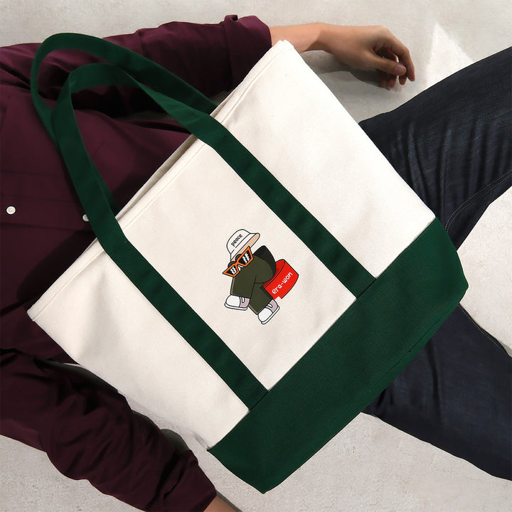 era-won กระเป๋าผ้า Art toy Medium Bag สี Korean Boston 