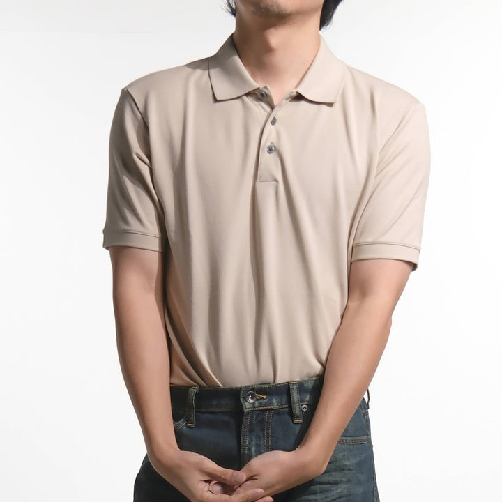 era-won เสื้อโปโลแขนสั้น ทรงสลิม Polo Shirt สี Beige 