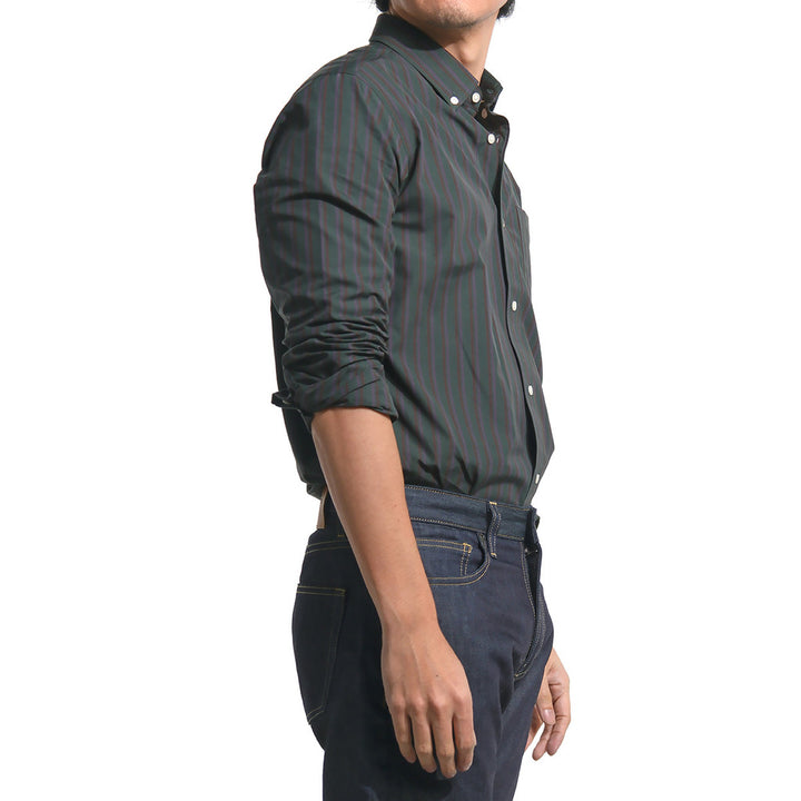 era-won Premium Quality เสื้อเชิ้ต คอปก Dress shirt Regular Shirt แขนยาว สี One Way Dark 