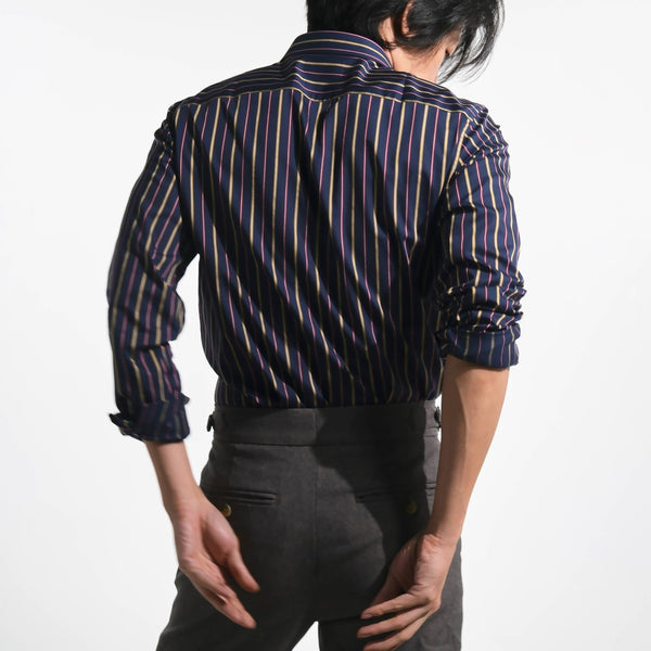 era-won Premium Quality เสื้อเชิ้ต คอปก Dress shirt Regular Shirt แขนยาว สี Dark 2024 