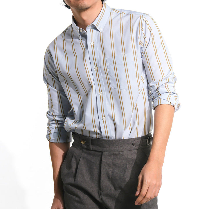 era-won Premium Quality เสื้อเชิ้ต คอปก Dress shirt Regular Shirt แขนยาว สี One Way Bright era-won