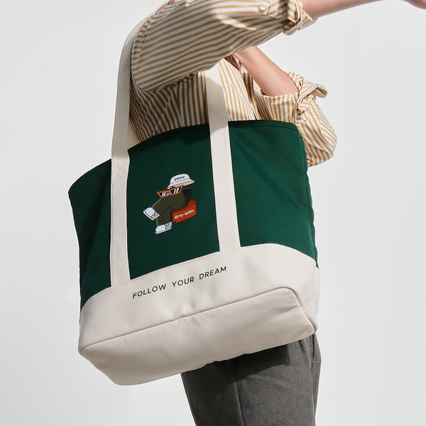 era-won กระเป๋าผ้า Art toy Medium Bag สี Korean Starbucks 