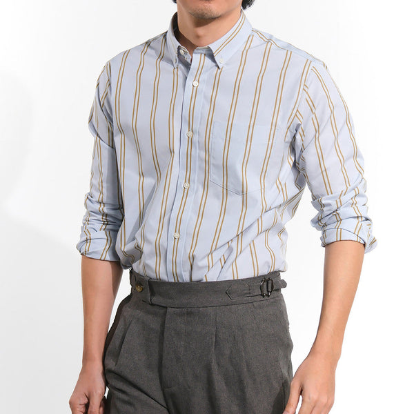 era-won Premium Quality เสื้อเชิ้ต คอปก Dress shirt Regular Shirt แขนยาว สี One Way Bright era-won