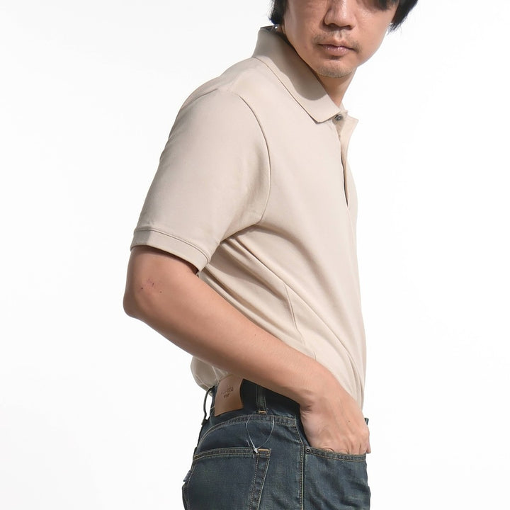 era-won เสื้อโปโลแขนสั้น ทรงสลิม Polo Shirt สี Beige 