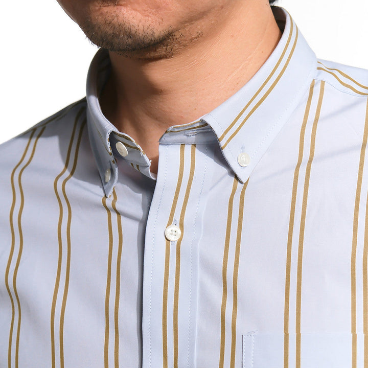 era-won Premium Quality เสื้อเชิ้ต คอปก Dress shirt Regular Shirt แขนยาว สี One Way Bright era-won