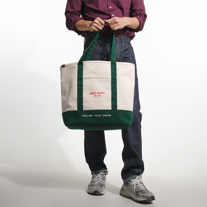 era-won กระเป๋าผ้า Art toy Medium Bag สี Korean Boston 
