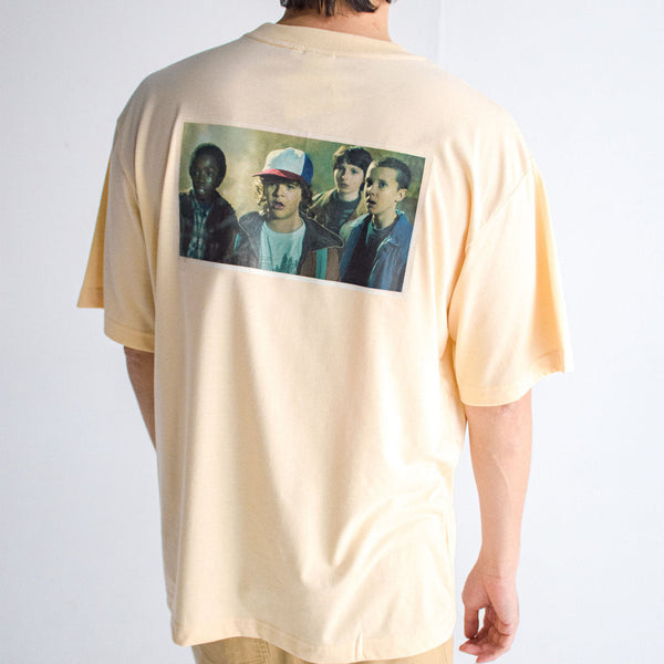 era-won เสื้อยืด T-Shirt Oversize รุ่น era-won x Stranger things สี Beige