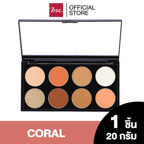 ARTY PROFESSIONAL EVERYDAY FACE PALETTE อาร์ทตี้ โปรเฟสชั่นแนล เอเวอรี่เดย์ เฟซ พาเลท อายแชโดว์พาเลท 8 สี ICCSHOPPING