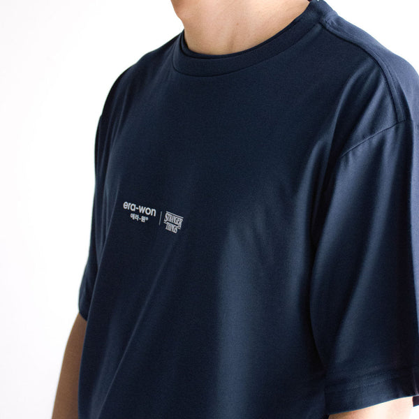 era-won เสื้อยืด T-Shirt Oversize รุ่น era-won x Stranger things สี Navy ICCSHOPPING