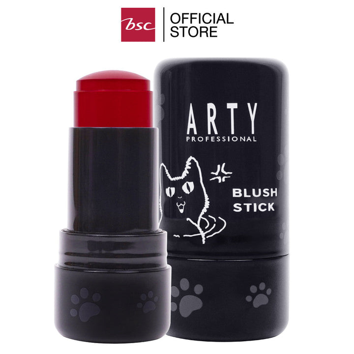 ARTY PROFESSIONAL JELLY BLUSH STICK COOLING TINT ใบหน้าสูตรพิเศษ เนื้อเจลลี่รูปแบบแท่ง ผสานด้วยเทคโนโลยี Watery Fresh ICCSHOPPING