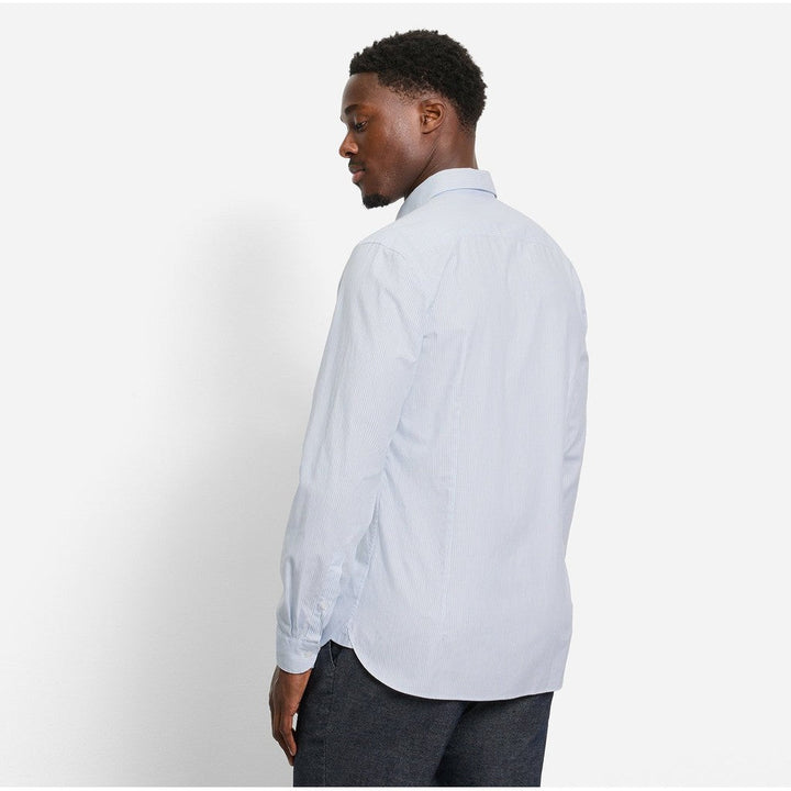 OLYMP Level five Shirt เสื้อเชิ้ตผู้ชายแขนยาว ทรงพอดีตัว สีฟ้า ยื่นหยุ่นได้ดี รีดง่าย (10S3BU) WINT25 ICCSHOPPING