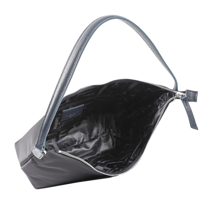 ELLE กระเป๋าสะพาย รุ่น PARIS STORY ทรง HOBO ( LARGE) ผ้าไนลอนสีดำ EWH821 ICCSHOPPING