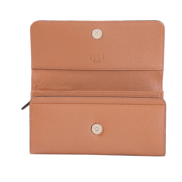 ELLE LUXURY  กระเป๋าธนบัตร  2 พับยาว หนังวัวแท้ 100% มี 2 สี EWW183625 ICCSHOPPING
