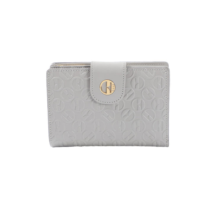 ELLE LEATHER WALLET 2-FOLD ( MEDIUM) กระเป๋าธนบัตร หนังแท้ 100% CANDY POP STYLE มี 2 สี EWW111225 ICCSHOPPING